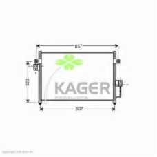 94-6318 KAGER Конденсатор, кондиционер