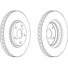 DDF1684-1 FERODO Тормозной диск