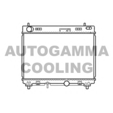 105061 AUTOGAMMA Радиатор, охлаждение двигателя