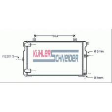 1501301 KUHLER SCHNEIDER Радиатор, охлаждение двигател