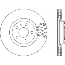 BDA1017.20 OPEN PARTS Тормозной диск