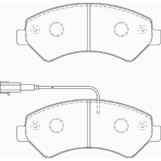 FD7268V NECTO Комплект тормозных колодок, дисковый тормоз