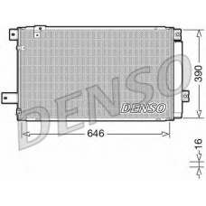 DCN50049 DENSO Конденсатор, кондиционер