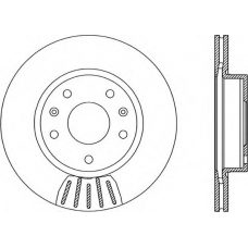 BDR1968.20 OPEN PARTS Тормозной диск