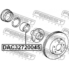 DAC32720045 FEBEST Подшипник ступицы колеса