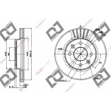 BD1272 DJ PARTS Тормозной диск