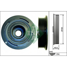 544 0098 10 INA Ременный шкив, коленчатый вал