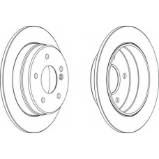 DDF539C FERODO Тормозной диск