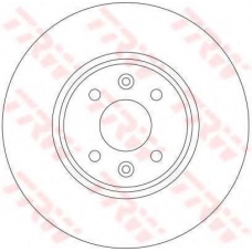DF4255 TRW Тормозной диск