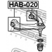 HAB-020 FEBEST Подвеска, рычаг независимой подвески колеса