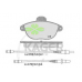 35-0523 KAGER Комплект тормозных колодок, дисковый тормоз