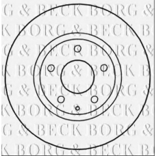 BBD5302 BORG & BECK Тормозной диск