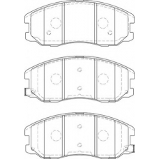 DBP251934 DURON Комплект тормозных колодок, дисковый тормоз