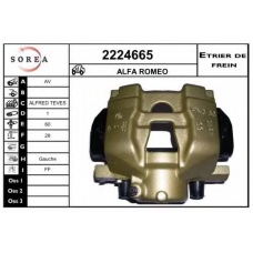 2224665 EAI Тормозной суппорт