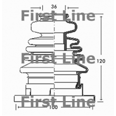 FCB2714 FIRST LINE Пыльник, приводной вал