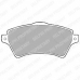 LP1652 DELPHI Комплект тормозных колодок, дисковый тормоз