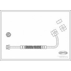 19032370 CORTECO Тормозной шланг