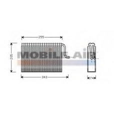 3700V171 VAN WEZEL Испаритель, кондиционер