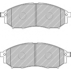 FDB1881 FERODO Комплект тормозных колодок, дисковый тормоз