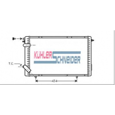 0900241 KUHLER SCHNEIDER Радиатор, охлаждение двигател