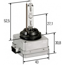 8GS 009 028-111 HELLA Лампа накаливания, фара рабочего освещения; Лампа 