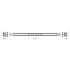 VBH928 MOTAQUIP Тормозной шланг