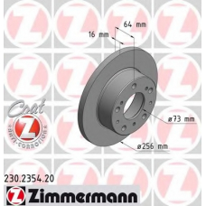 230.2354.20 ZIMMERMANN Тормозной диск