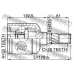 0511-M6ATLH FEBEST Шарнир, приводной вал