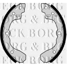 BBS6259 BORG & BECK Комплект тормозных колодок