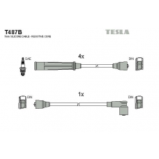 T487B TESLA Комплект проводов зажигания