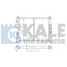 158600 KALE OTO RADYATOR Радиатор, охлаждение двигателя