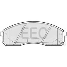 BRP1207 EEC Комплект тормозных колодок, дисковый тормоз