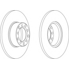 DDF071-1 FERODO Тормозной диск
