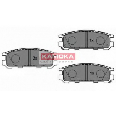 JQ1011580 KAMOKA Комплект тормозных колодок, дисковый тормоз