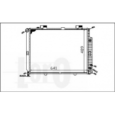 054-017-0045 LORO Радиатор, охлаждение двигателя