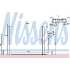 940183 NISSENS Конденсатор, кондиционер