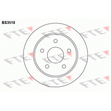 BS3518 FTE Тормозной диск