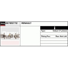 DC785772 DELCO REMY Тормозной суппорт