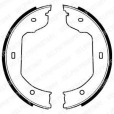 LS1920 DELPHI Комплект тормозных колодок, стояночная тормозная с