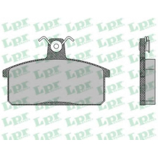 05P1498 LPR Комплект тормозных колодок, дисковый тормоз