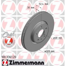 100.3361.20 ZIMMERMANN Тормозной диск