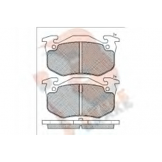 RB0649 R BRAKE Комплект тормозных колодок, дисковый тормоз