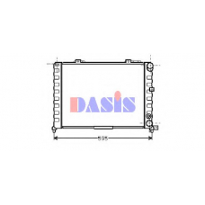 010030N AKS DASIS Радиатор, охлаждение двигателя