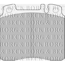 BBP1464 BORG & BECK Комплект тормозных колодок, дисковый тормоз