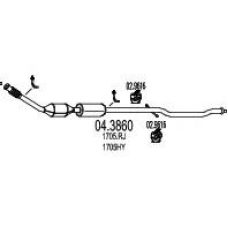 04.3860 MTS Катализатор