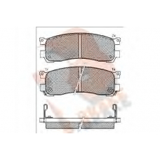 RB1417 R BRAKE Комплект тормозных колодок, дисковый тормоз