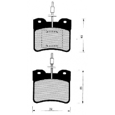 0 986 490 760 BOSCH Комплект тормозных колодок, дисковый тормоз