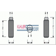 8930601 KUHLER SCHNEIDER Осушитель, кондиционер