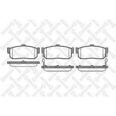 377 012-SX STELLOX Комплект тормозных колодок, дисковый тормоз