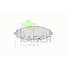 35-0099 KAGER Комплект тормозных колодок, дисковый тормоз